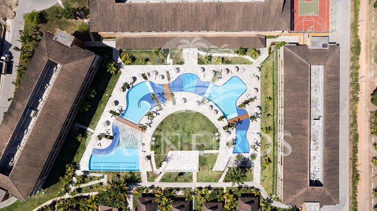 Flat 1 Quarto - Eco Resort Praia dos Carneiros (B26-3)