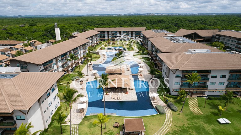 Flat 2 Quartos no La Fleur Polinésia (A01-32)