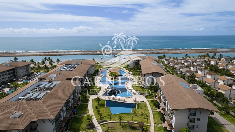 Flat 2 Quartos - La Fleur Polinésia - Porto de Galinhas