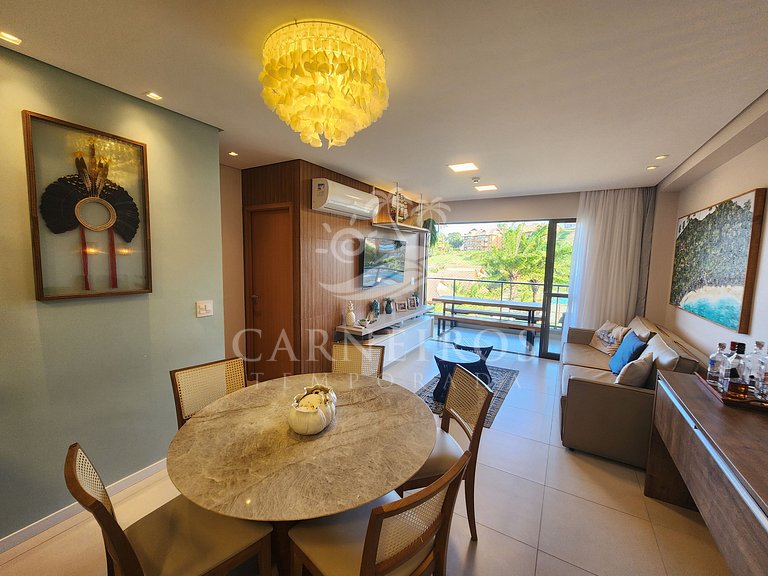 Flat 2 Quartos no Eco Resort Praia dos Carneiros (B14-2)