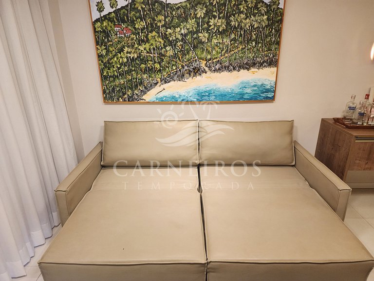 Flat 2 Quartos no Eco Resort Praia dos Carneiros (B14-2)