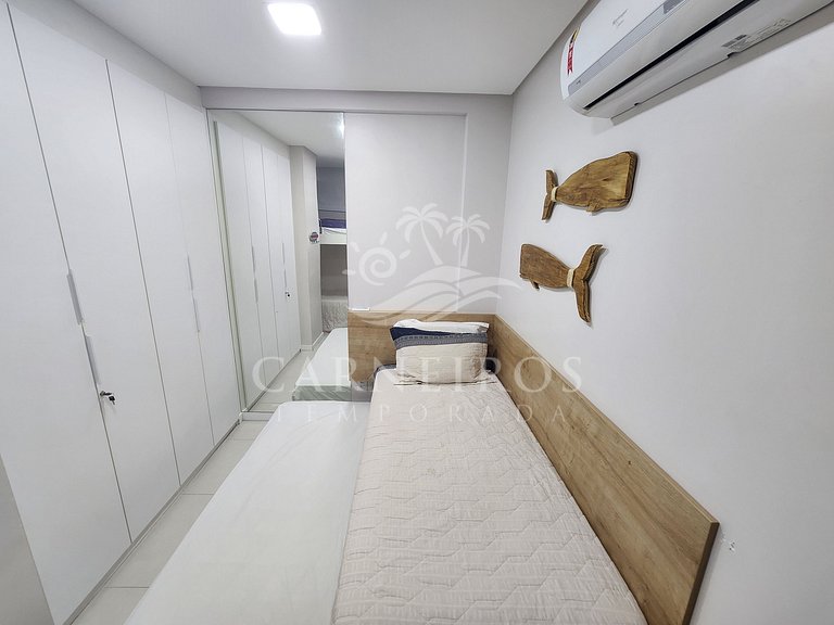 Flat 2 Quartos no Eco Resort Praia dos Carneiros (B14-2)