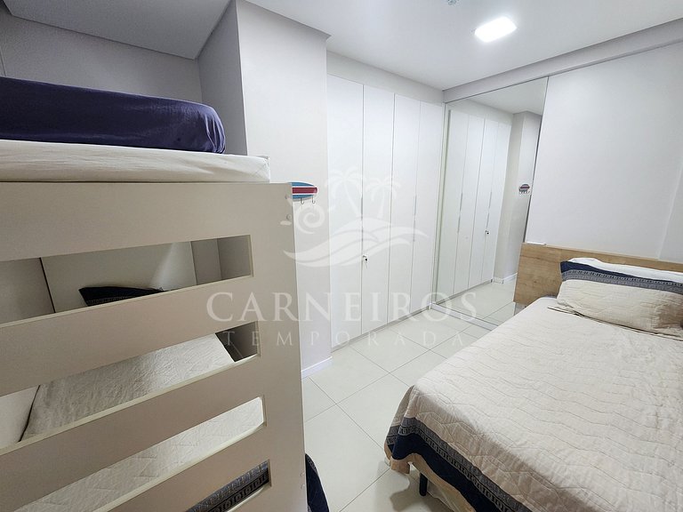 Flat 2 Quartos no Eco Resort Praia dos Carneiros (B14-2)