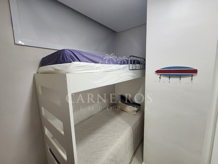 Flat 2 Quartos no Eco Resort Praia dos Carneiros (B14-2)