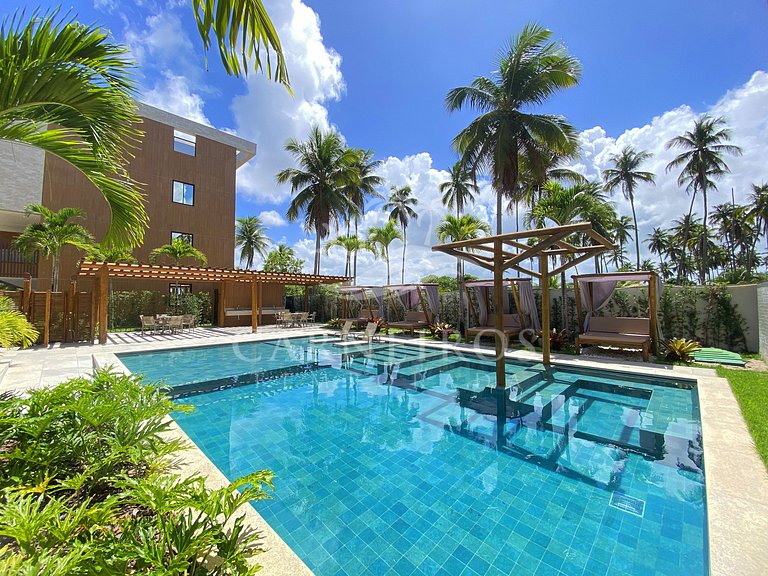 Duplex 3 Quartos com Piscina Privativa (C01-4)