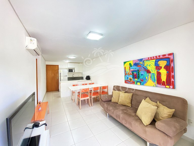 Flat 2 Quartos no Carneiros Beach Resort (B09-1)
