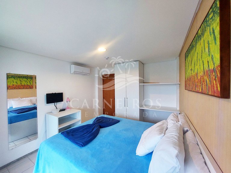 Flat de 1 quarto no Marulhos Suites Resort (D07)