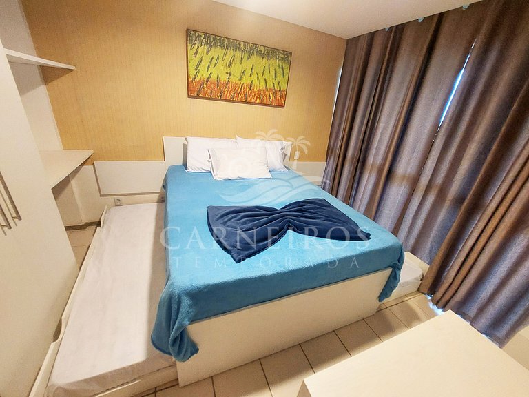 Flat de 1 quarto no Marulhos Suites Resort (D07)