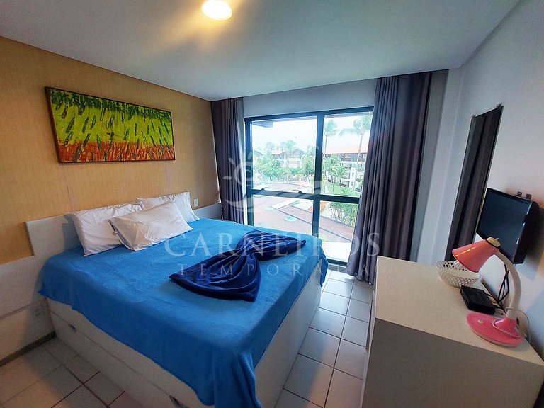 Flat de 1 quarto no Marulhos Suites Resort (D07)