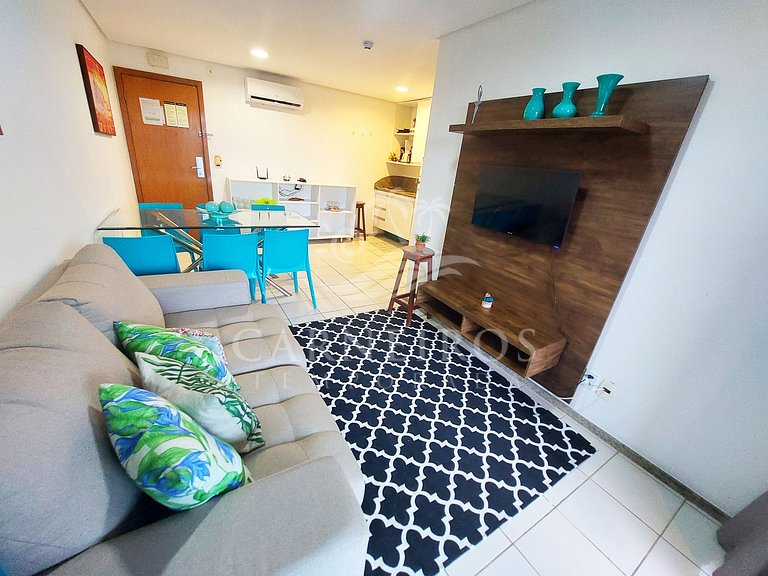 Flat de 1 quarto no Marulhos Suites Resort (D07)