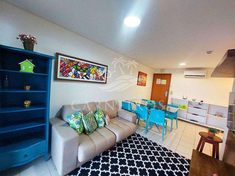 Flat de 1 quarto no Marulhos Suites Resort (D07)