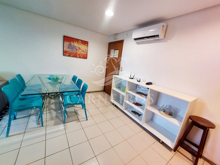 Flat de 1 quarto no Marulhos Suites Resort (D07)