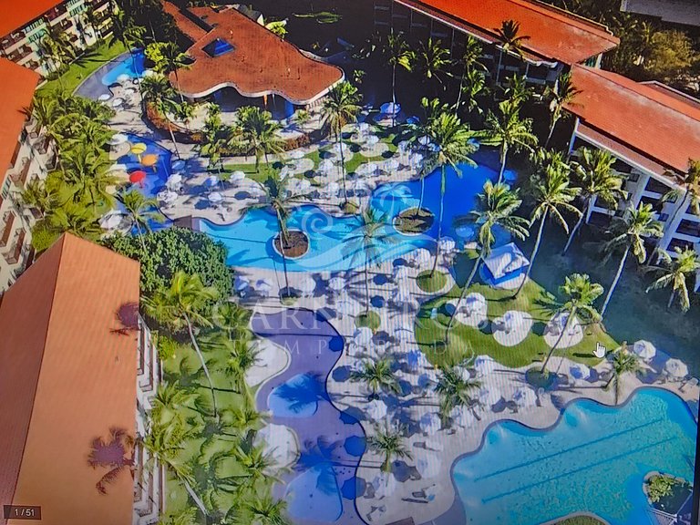 Flat de 1 quarto no Marulhos Suites Resort (D07)