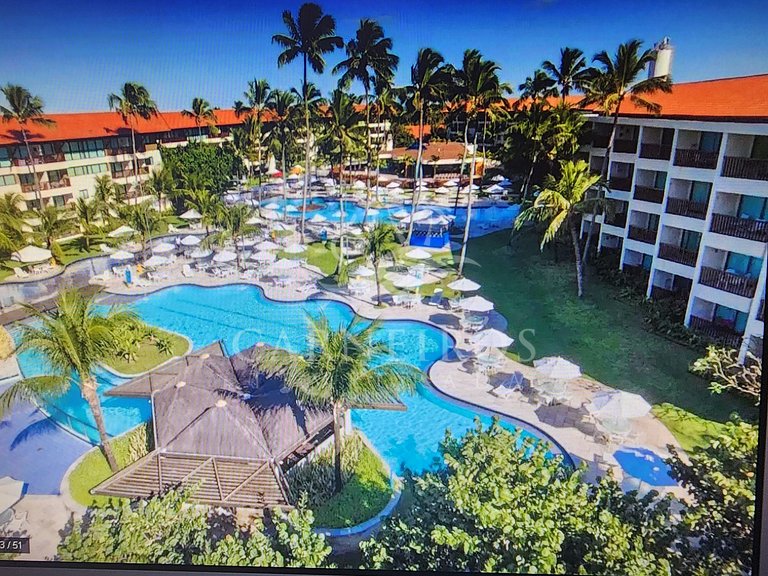 Flat de 1 quarto no Marulhos Suites Resort (D07)