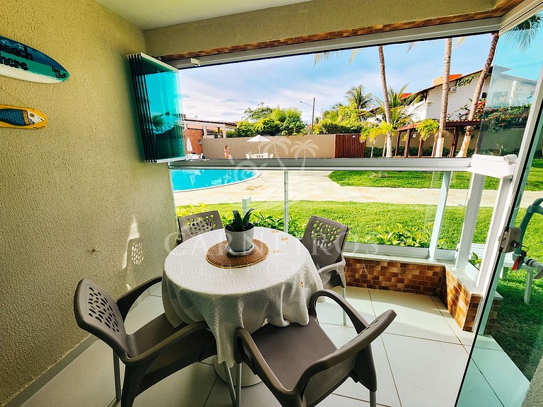 02 Quartos na Praia de Tamandaré - Porto Cayman (X05-B)
