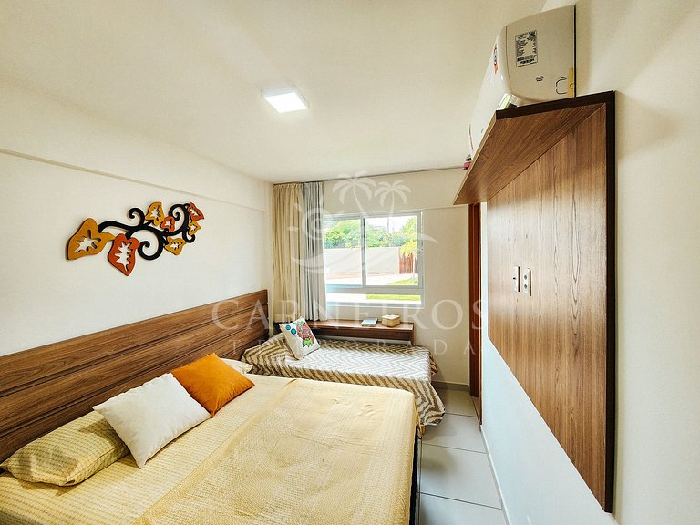 02 Quartos na Praia de Tamandaré - Porto Cayman (X05-B)