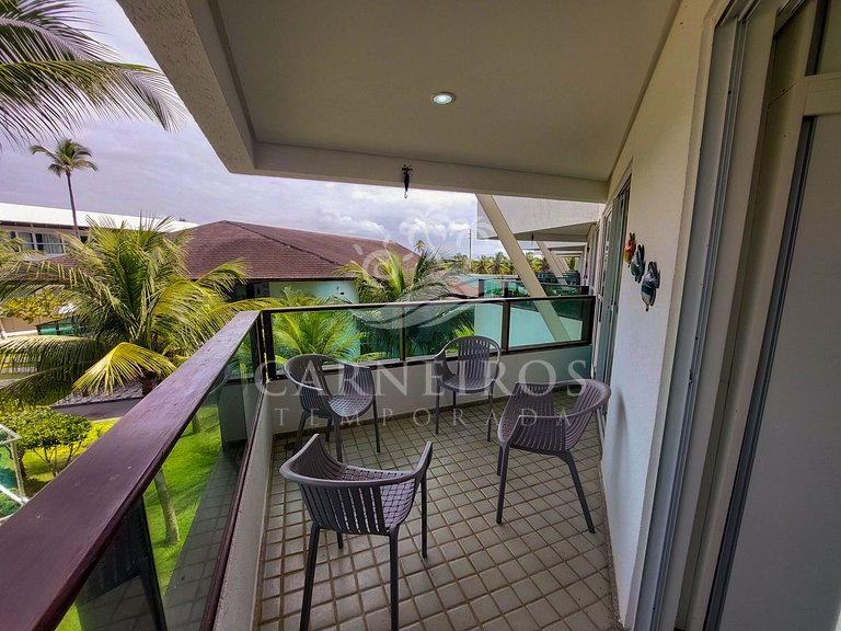 Flat 1 quarto no Ancorar Flat Resort (D205)