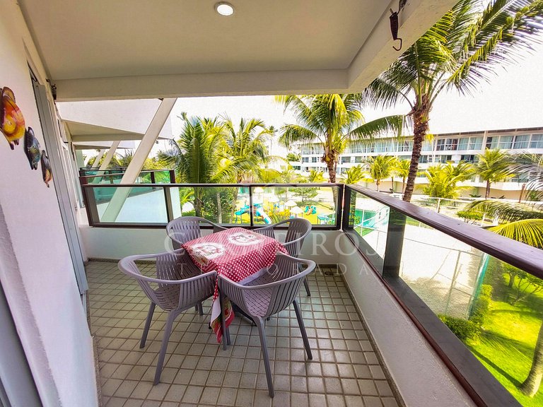 Flat 1 quarto no Ancorar Flat Resort (D205)