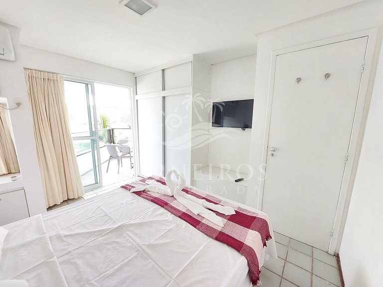 Flat 1 quarto no Ancorar Flat Resort (D205)