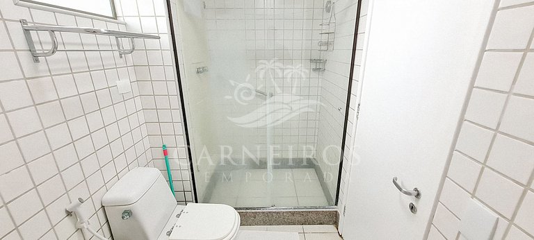 Flat 2 Quartos no Beach Class Muro Alto (D101)