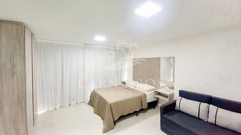 Lindo flat Studio no Beach Way Carneiros (C08)