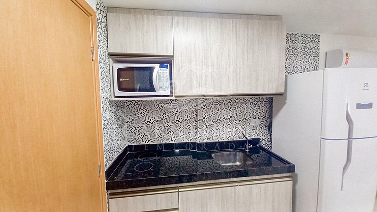 Lindo flat Studio no Beach Way Carneiros (C08)