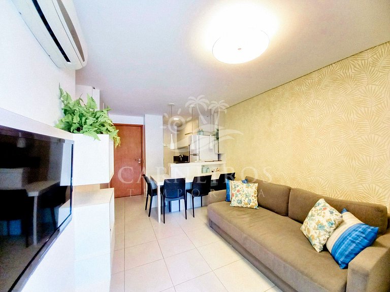 Flat 1 Quarto no Carneiros Beach Resort (A08-4)
