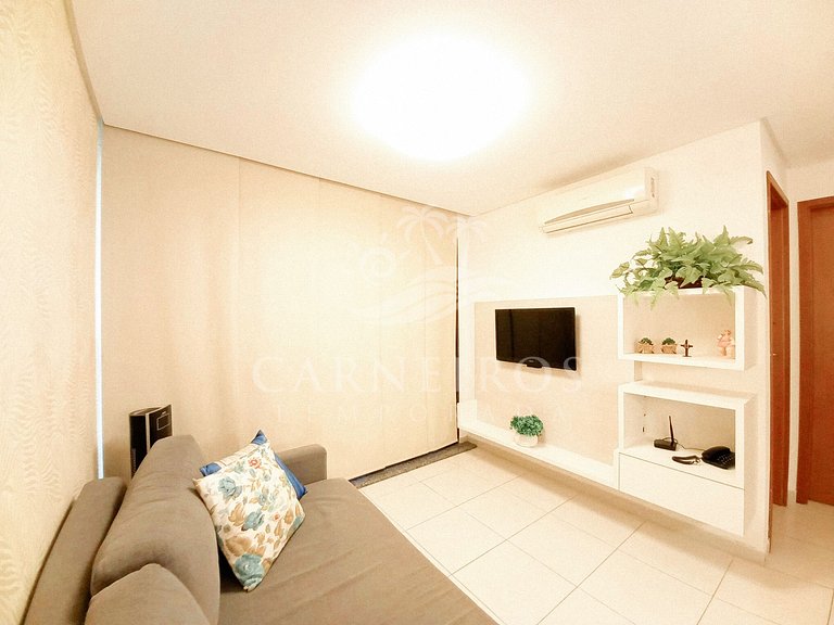 Flat 1 Quarto no Carneiros Beach Resort (A08-4)