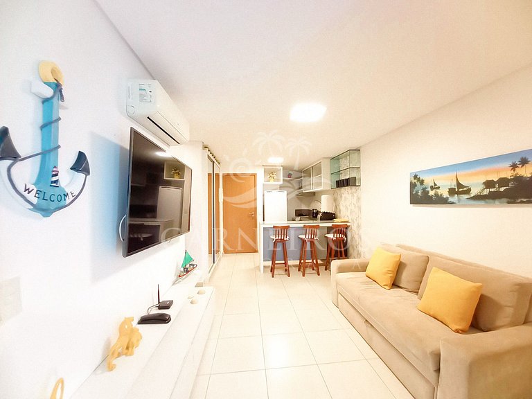 Flat 1 Quarto - Carneiros Beach Resort (B04-E)