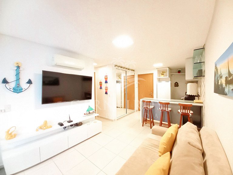 Flat 1 Quarto - Carneiros Beach Resort (B04-E)