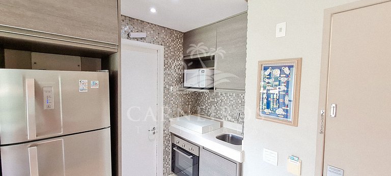 Flat 02 Quartos - Beach Class Muro Alto (D106)