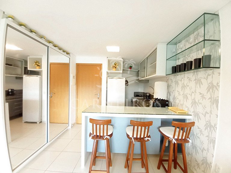Flat 1 Quarto - Carneiros Beach Resort (B04-E)