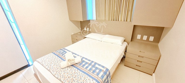 Flat 02 Quartos - Beach Class Muro Alto (D106)