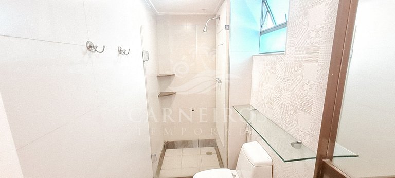Flat 2 Quartos no Beach Class Muro Alto (D204)