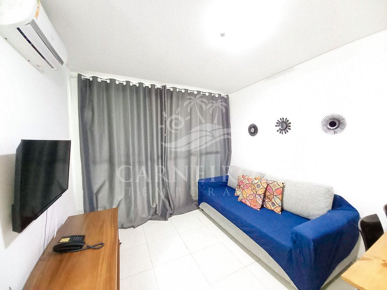Flat 1 Quarto no Carneiros Beach Resort (B15-D)