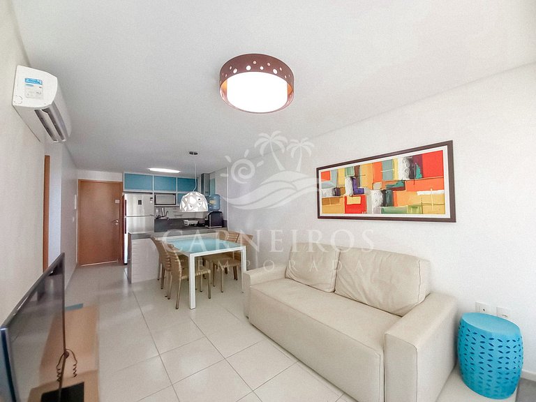 Flat 2 Quartos no Carneiros Beach Resort (C07-C)
