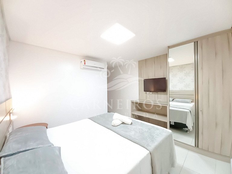 Flat 2 Quartos no Carneiros Beach Resort (C07-C)