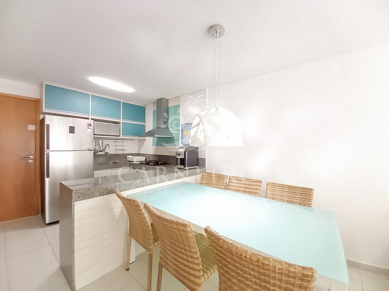 Flat 2 Quartos no Carneiros Beach Resort (C07-C)