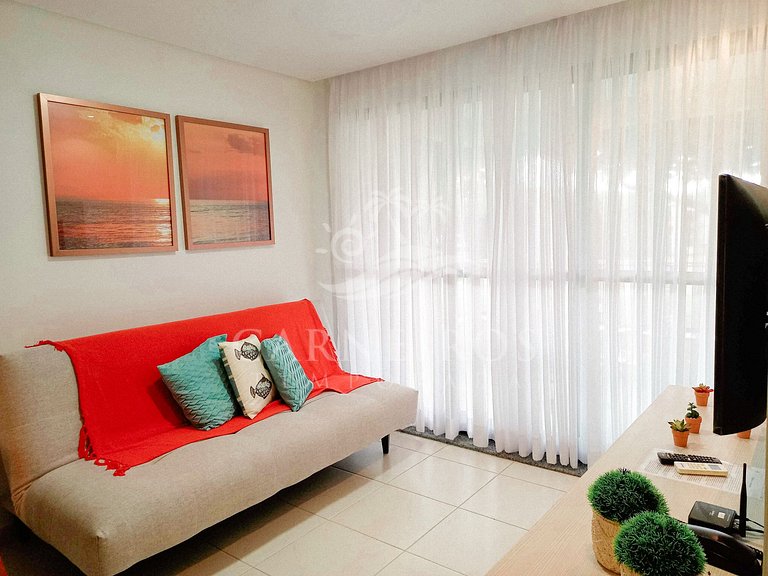Flat 1 Quarto - Carneiros Beach Resort (A12-4)