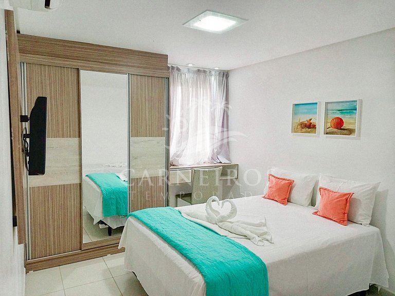 Flat 1 Quarto - Carneiros Beach Resort (A12-4)