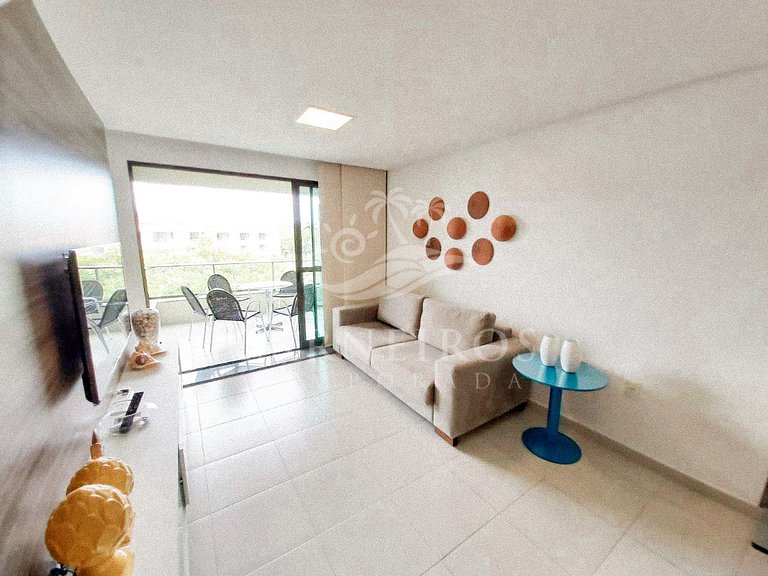Flat 2 Quartos no Carneiros Beach Resort (C02-1)