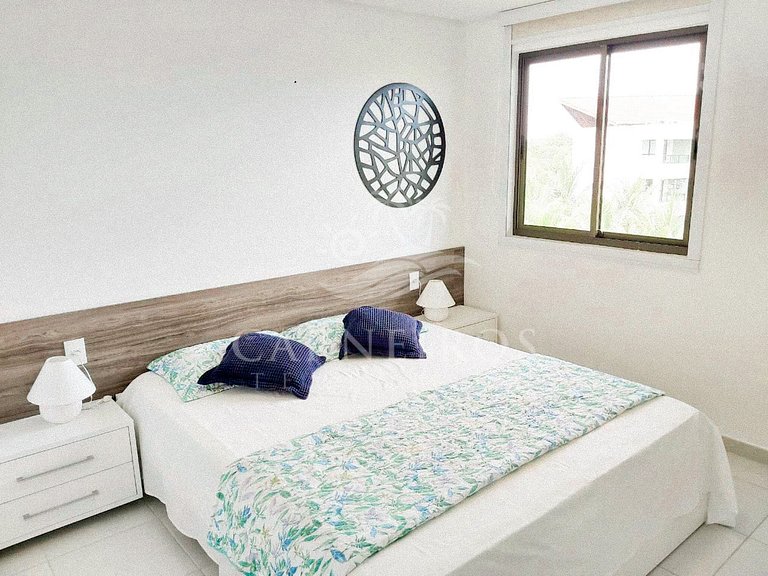 Flat 2 Quartos no Carneiros Beach Resort (C02-1)