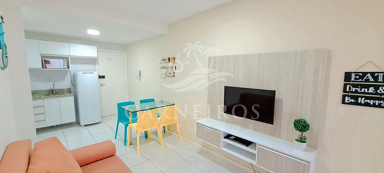 Flat 1 Quarto - Muro Alto Clube - Porto de Galinhas