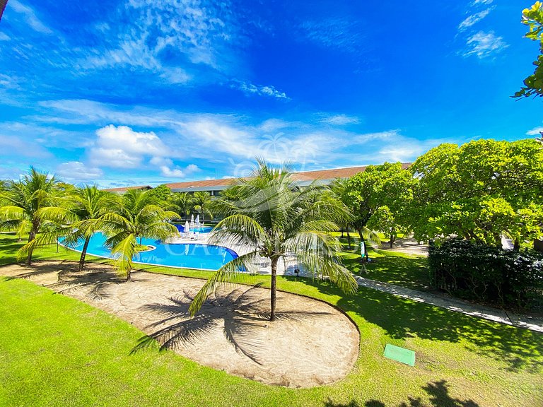 Vista Piscina no Carneiros Beach Resort (B03-2)