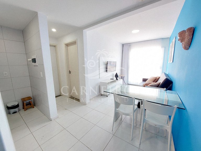 Flat 1 Quarto - Muro Alto Clube - Porto de Galinhas