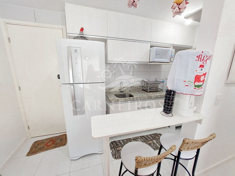 Flat 01 Quarto - Muro Alto Clube - Porto de Galinhas
