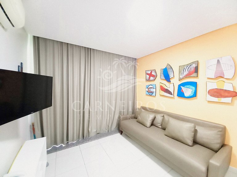 Flat 1 Quarto no Carneiros Beach Resort (A05-E)