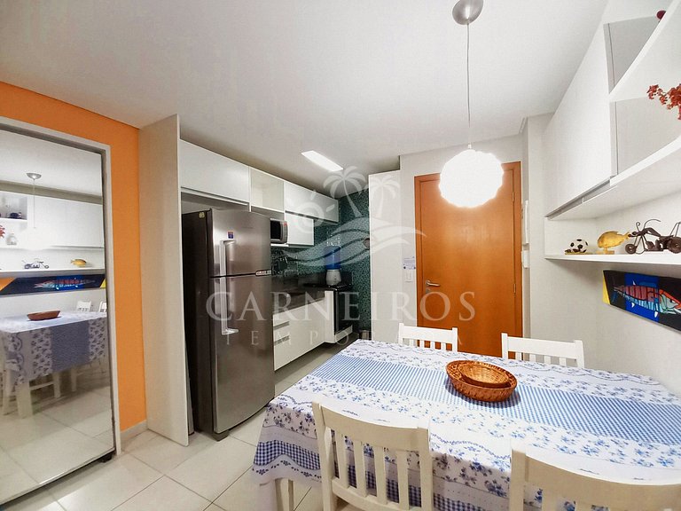 Flat 1 Quarto no Carneiros Beach Resort (A05-E)