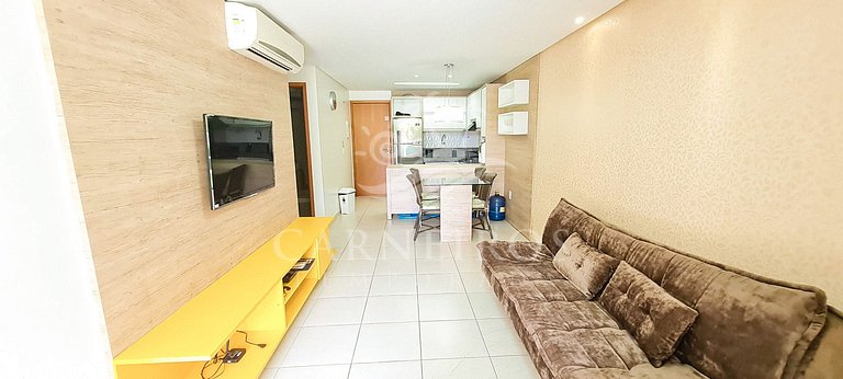 Flat 2 Quartos no Carneiros Beach Resort (A03-2)