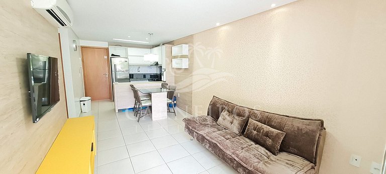 Flat 2 Quartos no Carneiros Beach Resort (A03-2)